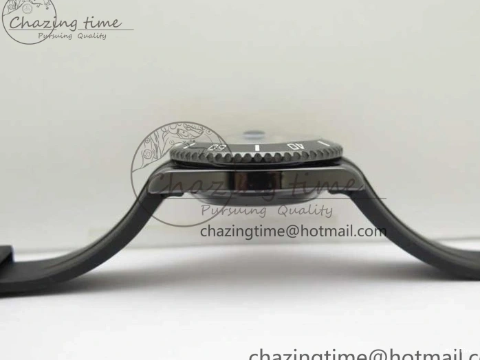 MiroTime 0201 Soft Submariner 40mm Black Ceramic 5GF Best Edition Pink Painting Dial on Black Rubber Strap SA 2472